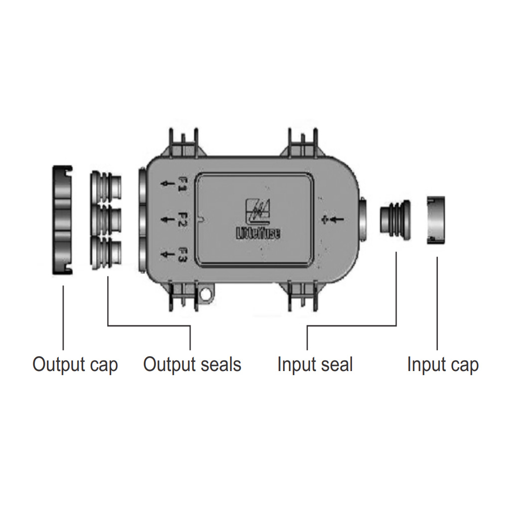 Littlefuse Midi Fuse MDB Power Distribution Module Up to 3 Fuses - Image 3