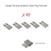 50 amp Anderson Plug Copper Terminals 10 x terminals
