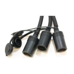 Alternative view of Blue Bar 12v 50a Anderson Plug to Triple 16a Female Cig Socket Adaptor