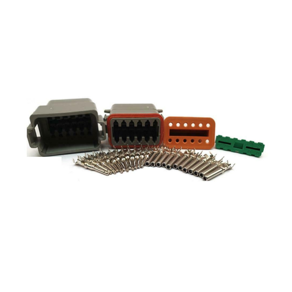 Deutsch Plug 2 pin to 12 pin Solid or 'F' Electrical Connectors Waterproof - Image 12