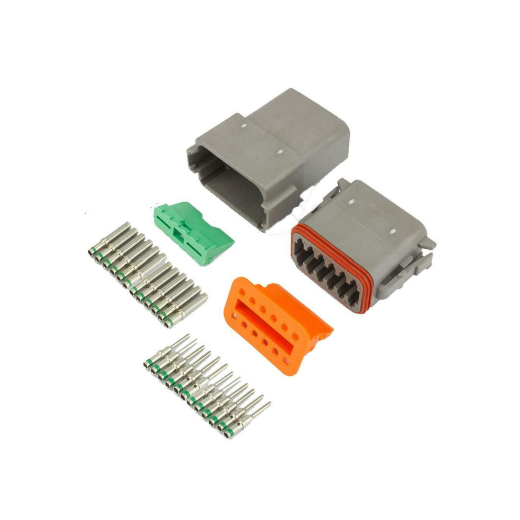 Deutsch Plug 2 pin to 12 pin Solid or 'F' Electrical Connectors Waterproof - Image 13
