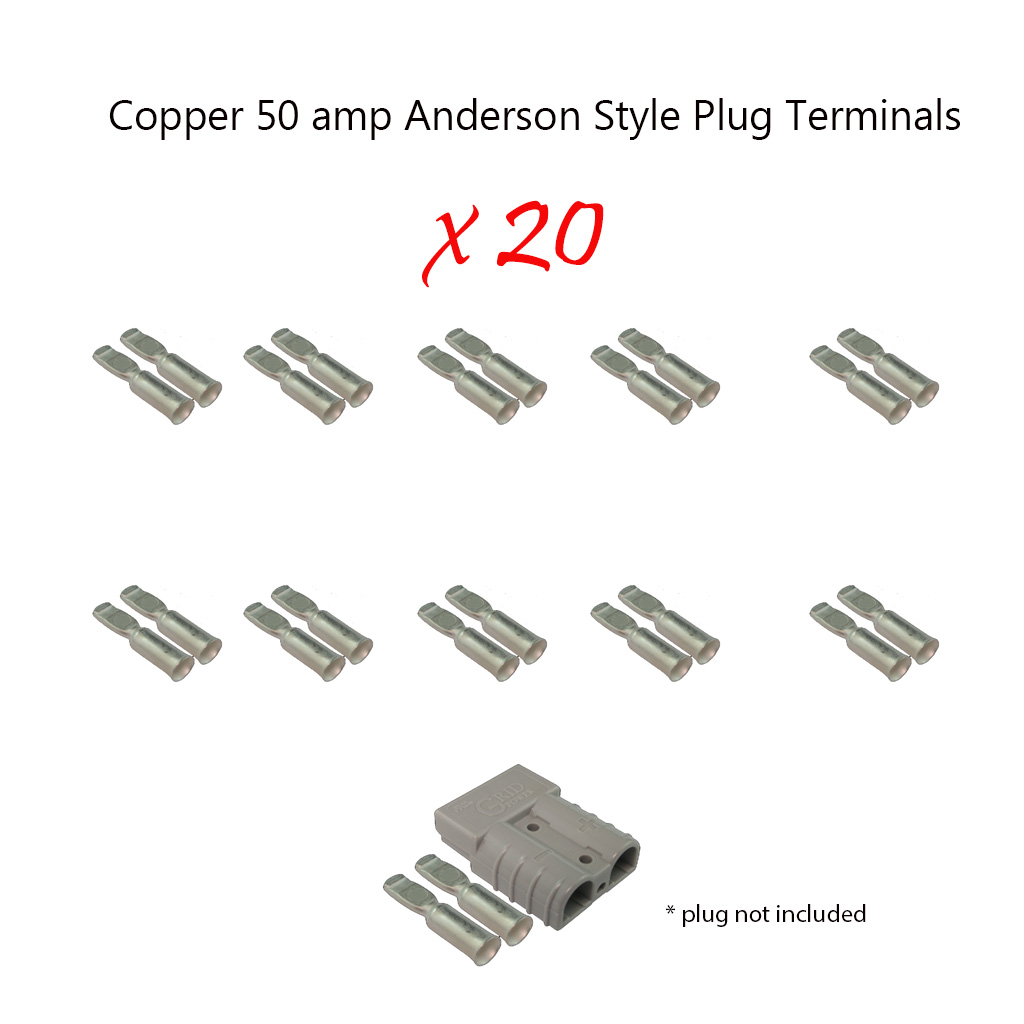 50 amp Anderson Plug Copper Terminals