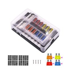 12 Fuse Block with LED Indicator