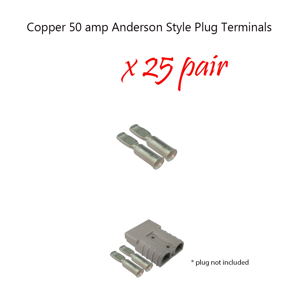 50 amp Anderson Plug Copper Terminals