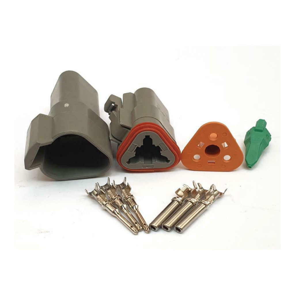 Deutsch Plug 2 pin to 12 pin Solid or 'F' Electrical Connectors Waterproof - Image 4