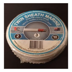 3mm x 10m tinned 3mm Tinned Dual Core Wire
