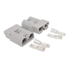 50 amp Anderson Style Plug Grey - Pair