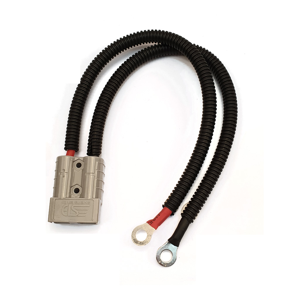 50 amp anderson plug lead to batt lugs split tube