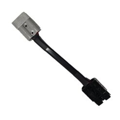 Alternative view of 50amp Anderson Plug Adaptor Grey to Black