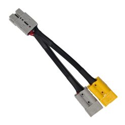 50 amp Anderson Plug Grey to 50 amp Anderson Plug Yellow, Grey Splitter