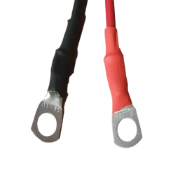Alternative view of 500mm x 8 B&S (7.56mm2) 50amp Connector to 2 x Cable Lugs