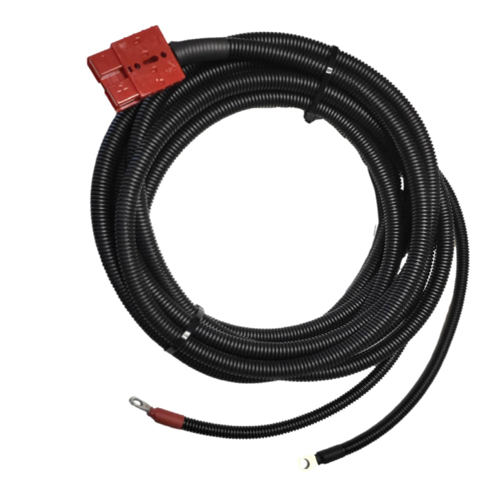 6m x 6mm 12v Extension Lead 50a Red Anderson Style Connector 30a Midi Split Tube - Image 4