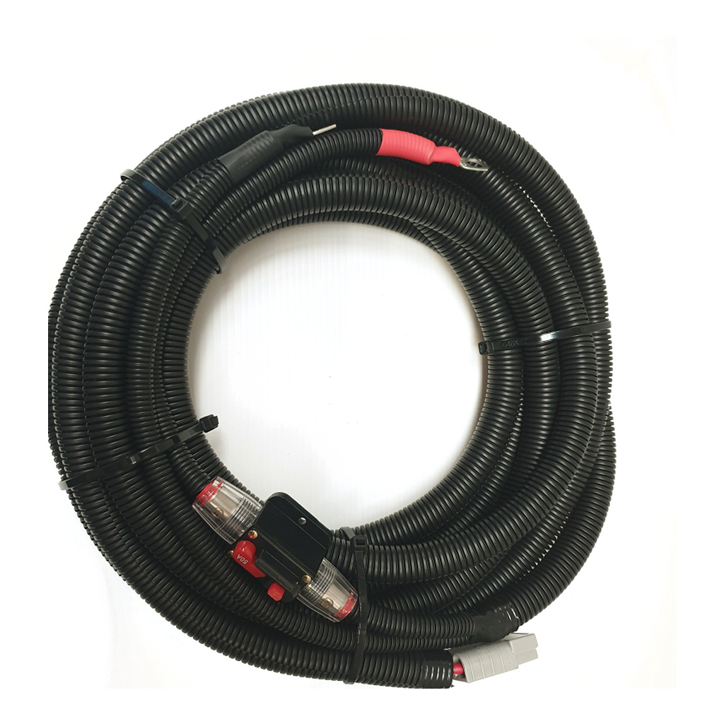 50 amp ando 50 amp rest fuse batt lug split tube, 8 B&S x 6m 12/24v Power Extension Lead