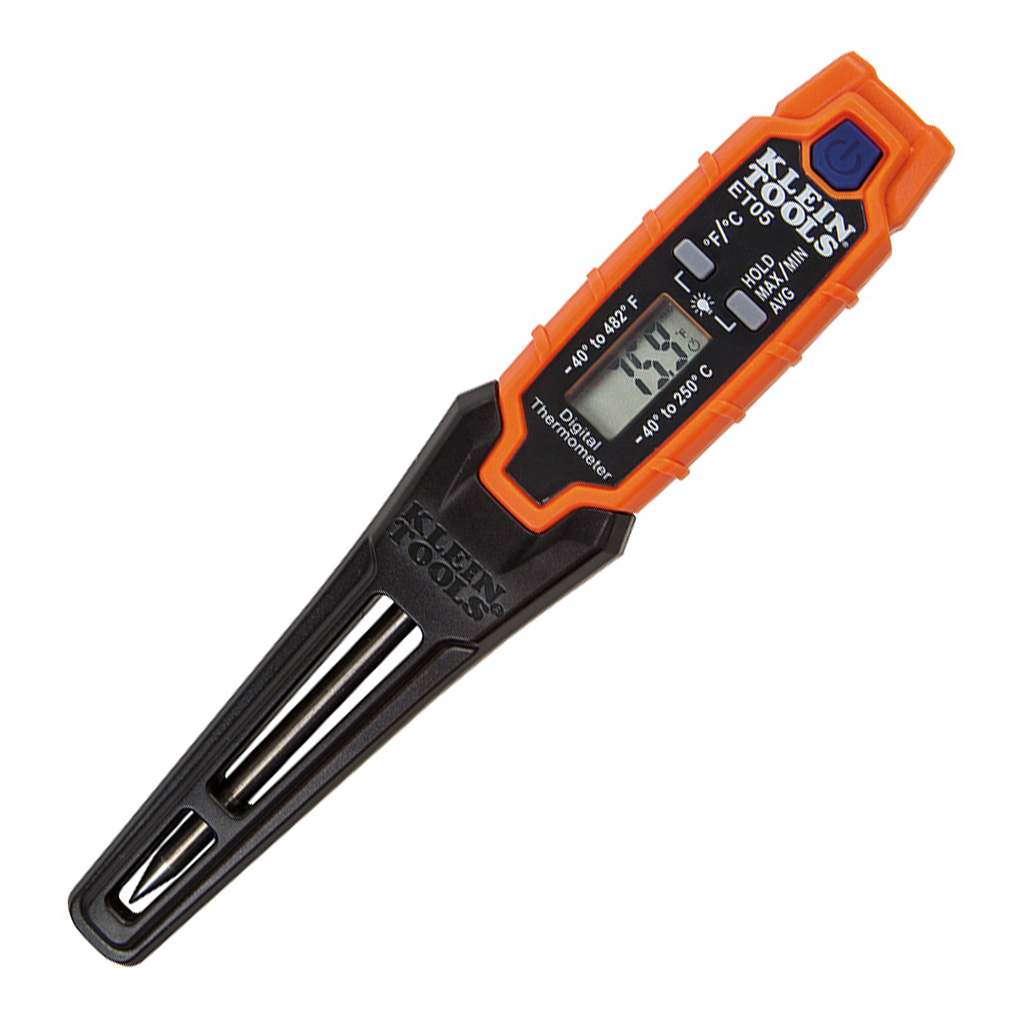 Klein Digital Pocket Thermometer -40 to 250°C Contact / Non-Contact - Image 2