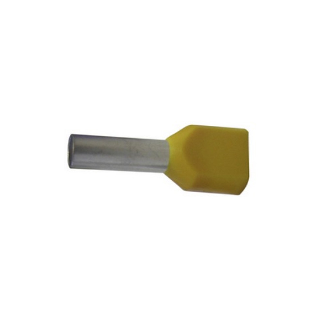 50 pre insulated twin core bootlace terminal