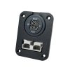 50 amp Anderson Plug and Dual Volt Meter