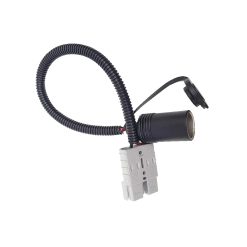 Alternative view of Blue Bar 50a Anderson Plug to 16a Female Cig Socket Adaptor