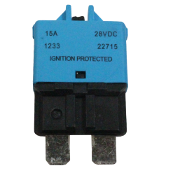 Alternative view of Bussman 15amp 12-24V Resettable Blade Fuse Circuit Breaker Manual Reset