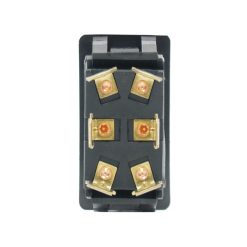 Alternative view of Cole Hersee Rocker Switch Mon On / Off / Mom On 12v