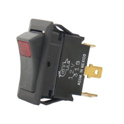 Rocker Switch On / Off Red LED 12v