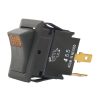 Rocker Switch On / Off Amber LED 12v