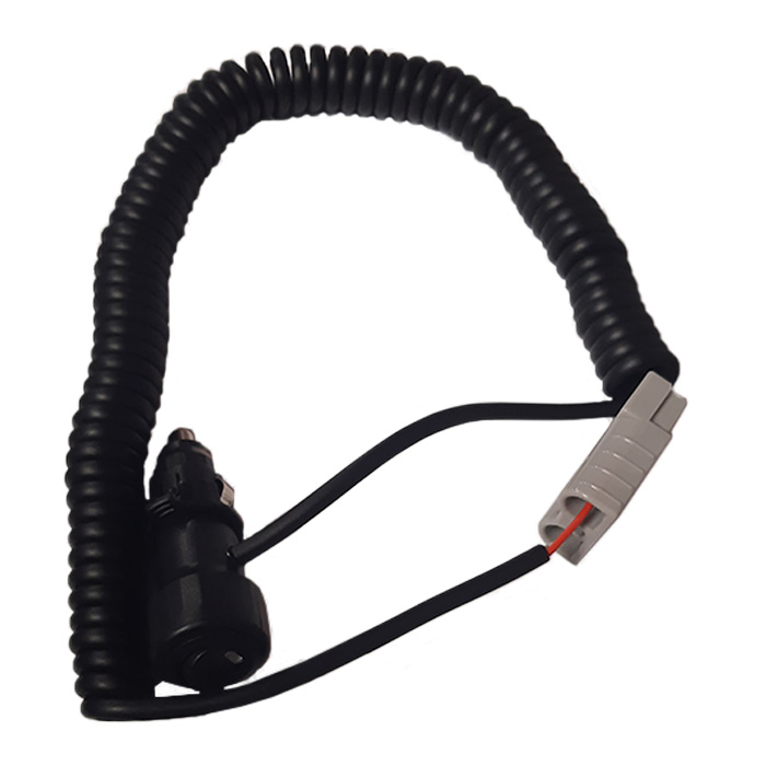 50 amp Anderson to Cig Socket with Switch and Extendable Spiral Cable Up to 3m - Image 3