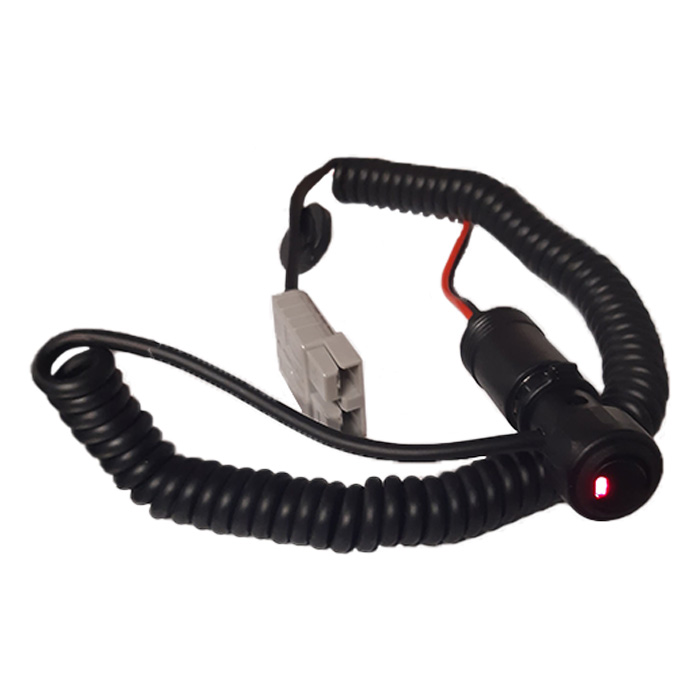 50 amp Anderson to Cig Socket with Switch and Extendable Spiral Cable Up to 3m - Image 4