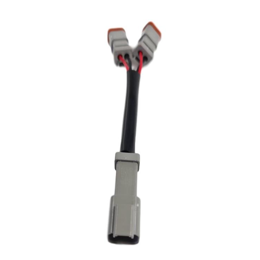 2 Pin Deutsch Plug Single to Dual Plug Splitter Length 160mm - Image 3