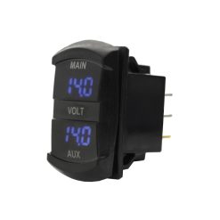 dual volt meter - panel mount