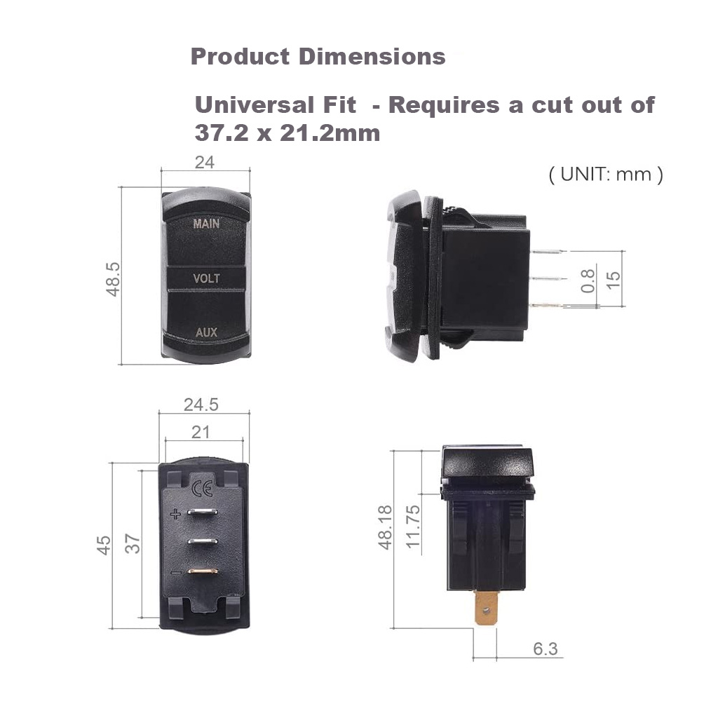 dual volt meter