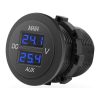 12/24v Dual Volt Meter Panel Mount LED Display