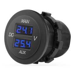 12/24v Dual Volt Meter Panel Mount LED Display