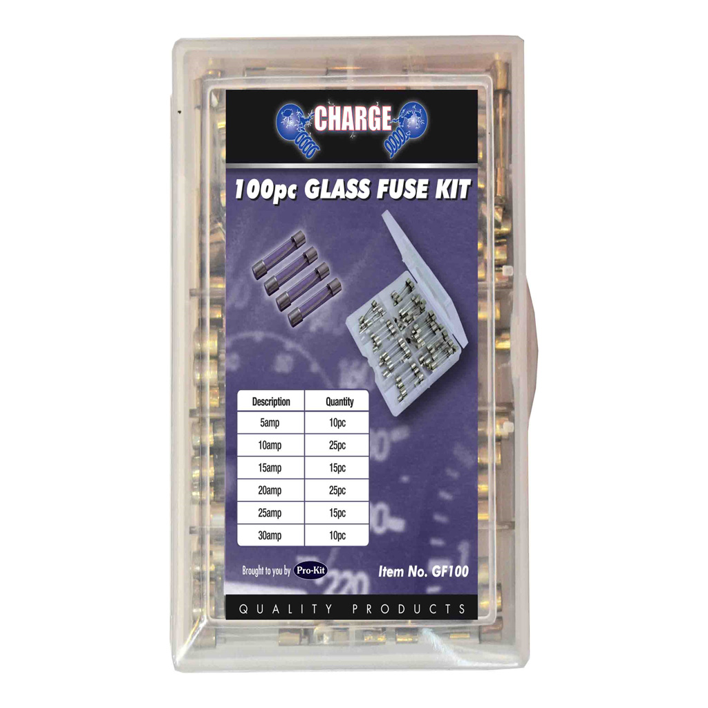 Charge 100pc Glass Fuse Kit 5 - 30 amp - Image 2