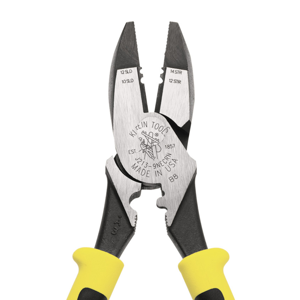 Klein Side Cutting Pliers with Crimper and Wire Stripper 229mm - Image 2