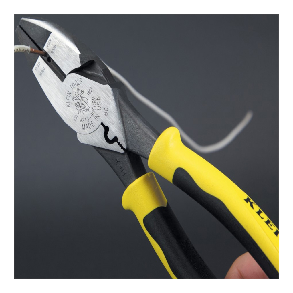 Klein Side Cutting Pliers with Crimper and Wire Stripper 229mm - Image 7