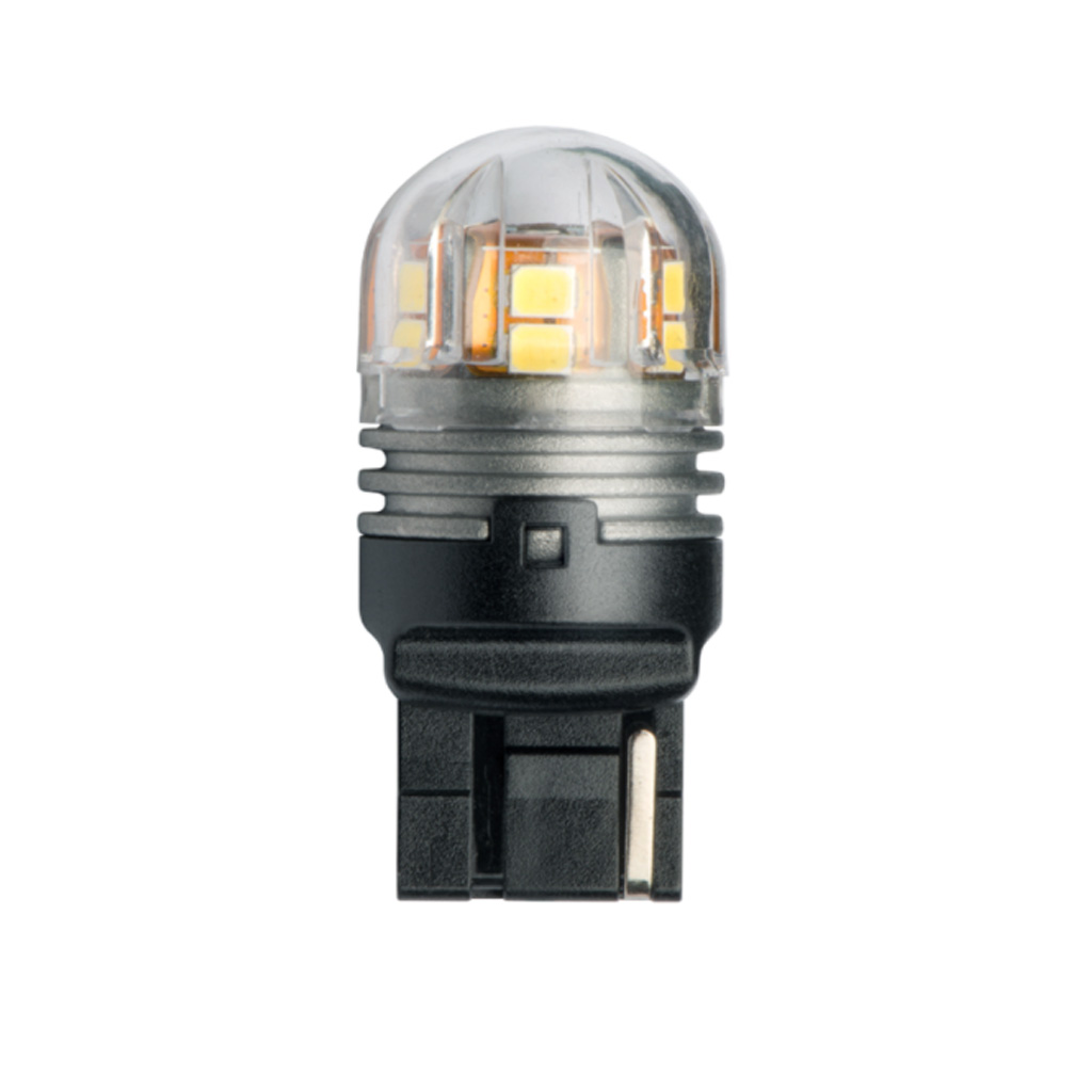 JW Speaker LED W21W Bulb 12/24v T20 Wedge Base White Light Twin Pack - Image 2