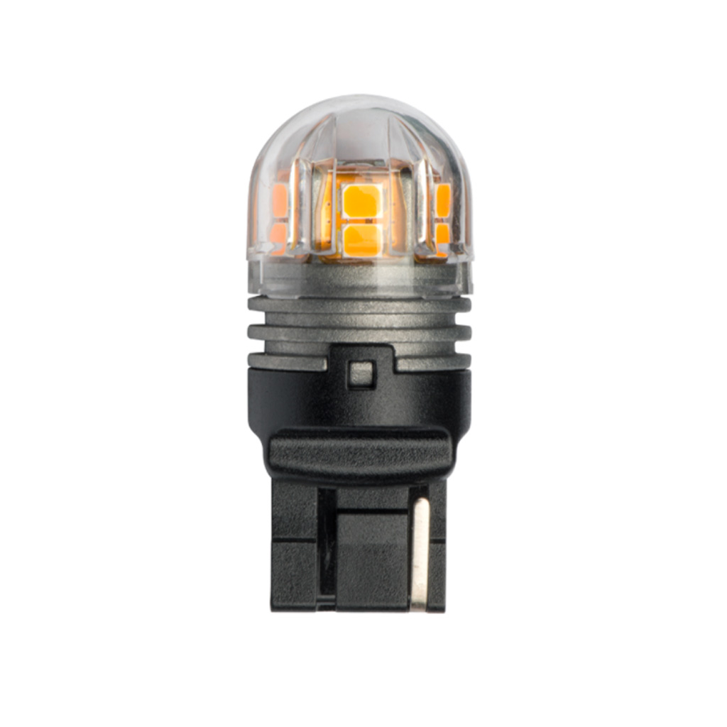 JW Speaker LED 12/24v Bulb S8 Base Amber Light Twin Pack - Image 2