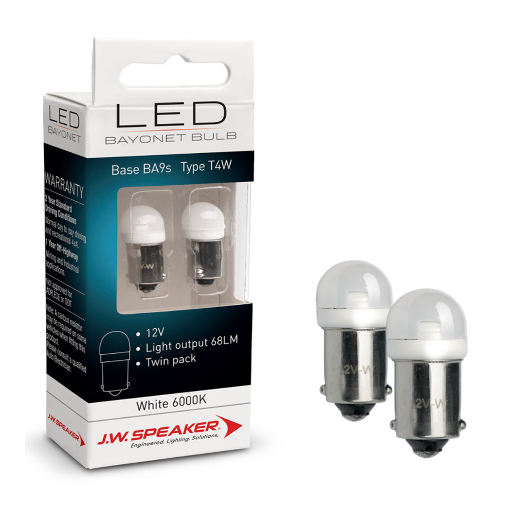 LED 12v Bulb BA9s Bayonet Base