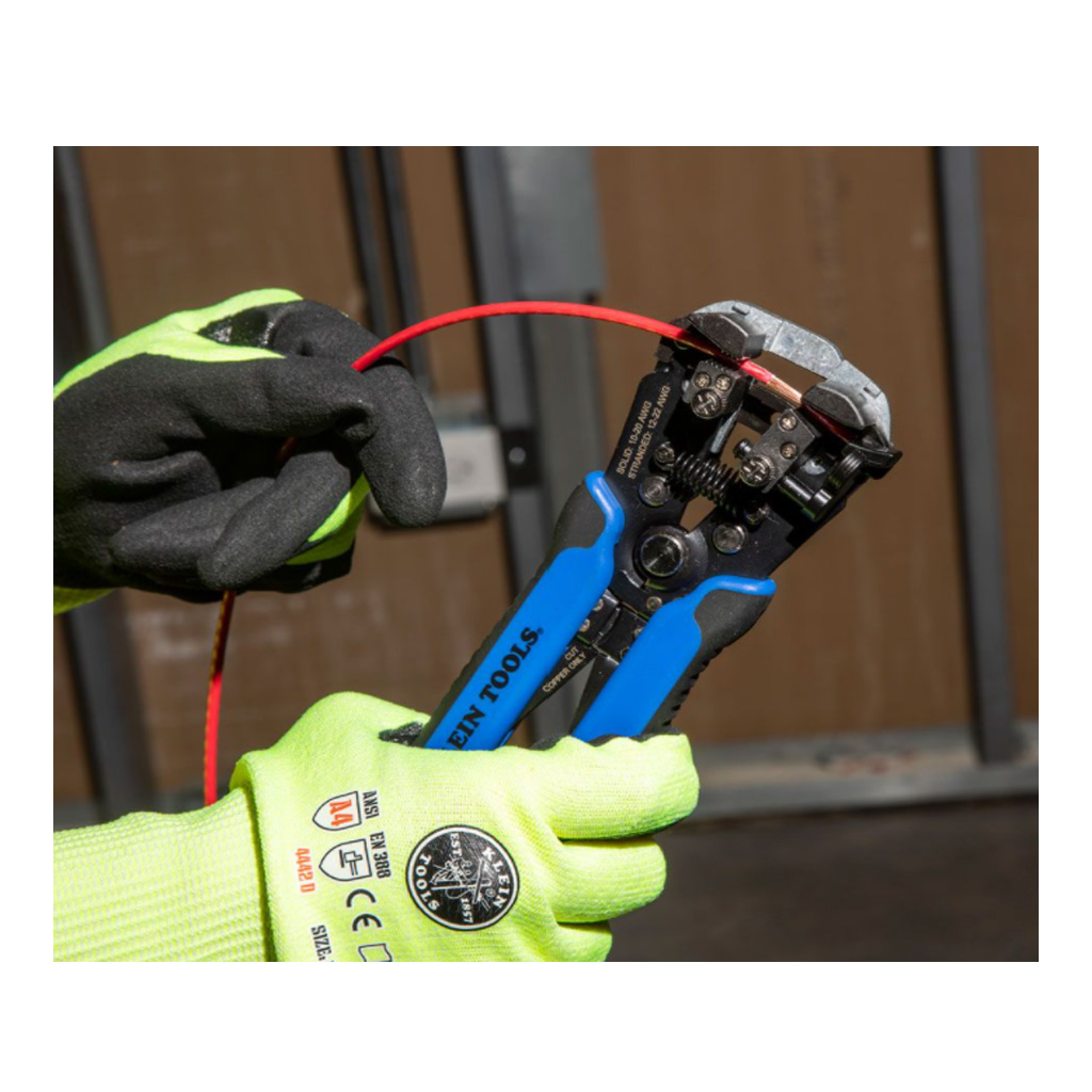 Klein Wire Stripper and Cutter Self Adjusting 12 - 22awg Stranded - Image 5