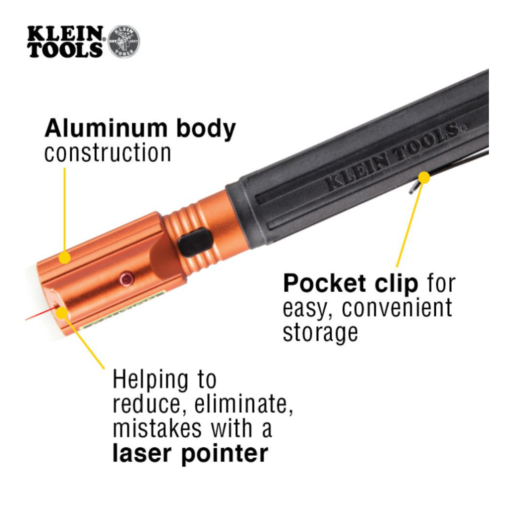 Klein Inspection Penlight with Laser Pointer Aluminum Body - Image 3