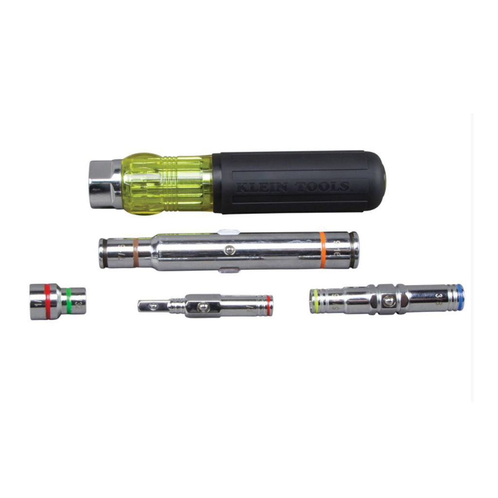 Klein 7 in 1 Multi Bit Screwdriver Nutdriver Cushion Grip Magnetic - Image 4