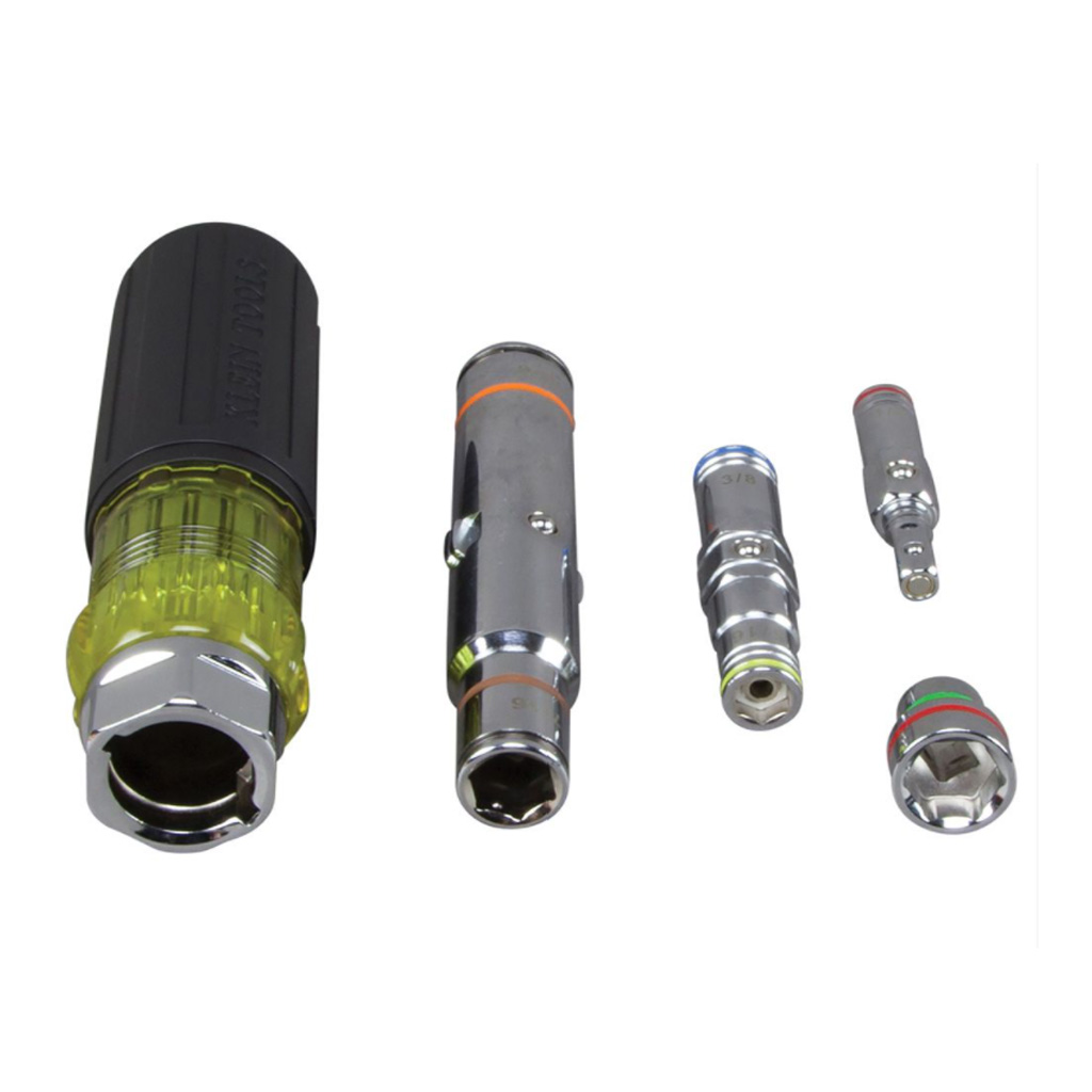 Klein 7 in 1 Multi Bit Screwdriver Nutdriver Cushion Grip Magnetic - Image 3