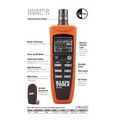 Alternative view of Klein Carbon Monoxide Detector inc Case and Batteries