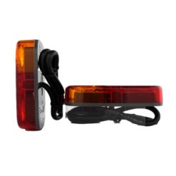 Alternative view of LED Stop Tail Indicator Trailer Lights with Licence Plate Light 12v Pair