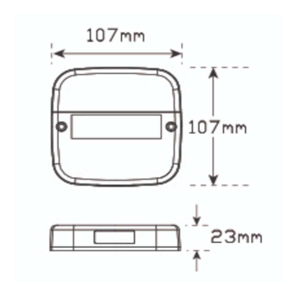 LED Stop Tail Indicator Trailer Lights with Licence Plate Light 12v Pair - Image 4