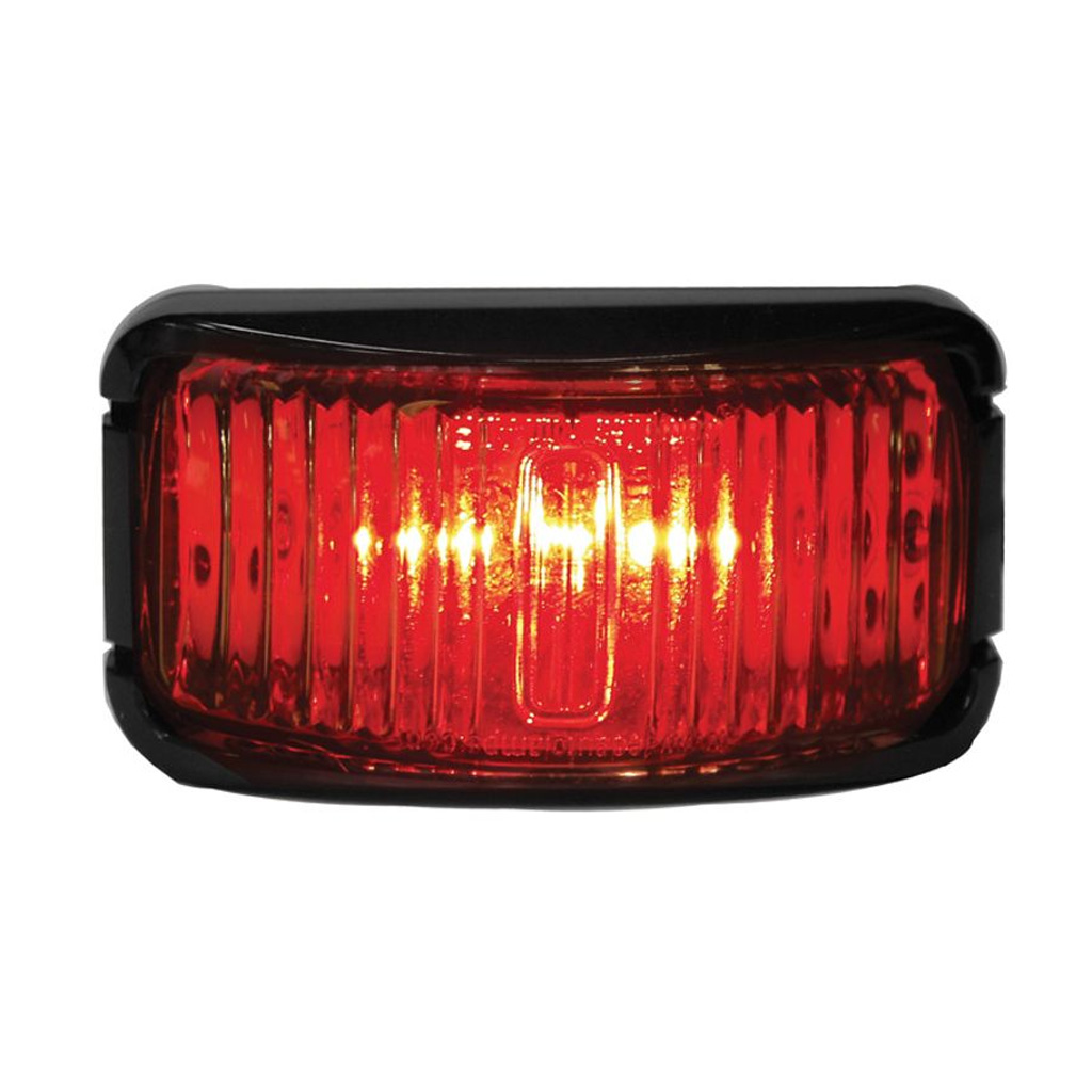 LED Autolamp Side Marker 42 Series Red 74 x 38 x 35mm 12 / 24v - Image 2