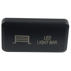 Alternative view of LED Light Bar Switch Compatible with Toyota 12V Blue B/Light