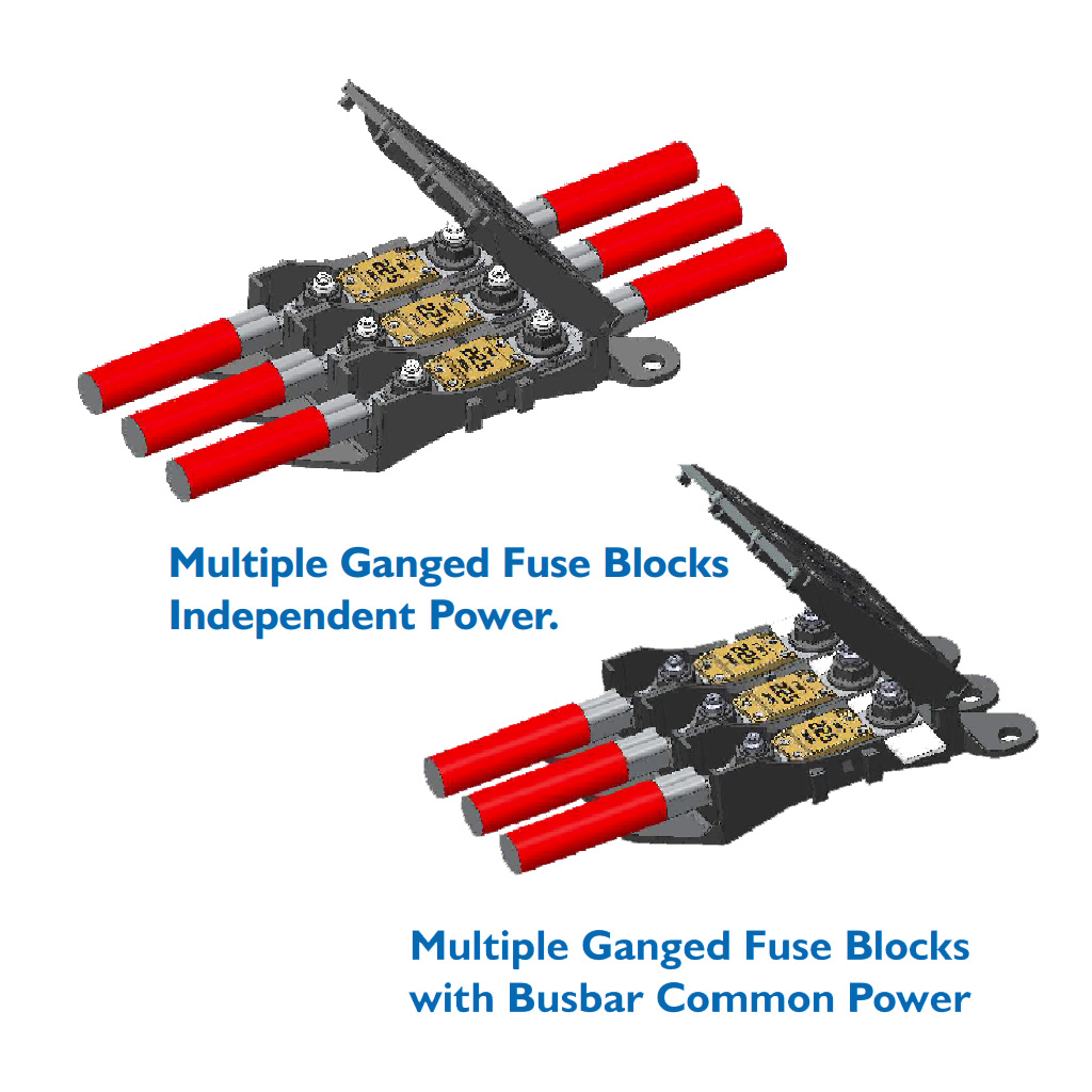 MTA Mega Fuse Block Hinged Cover Stackable 40 - 500amp - Image 4