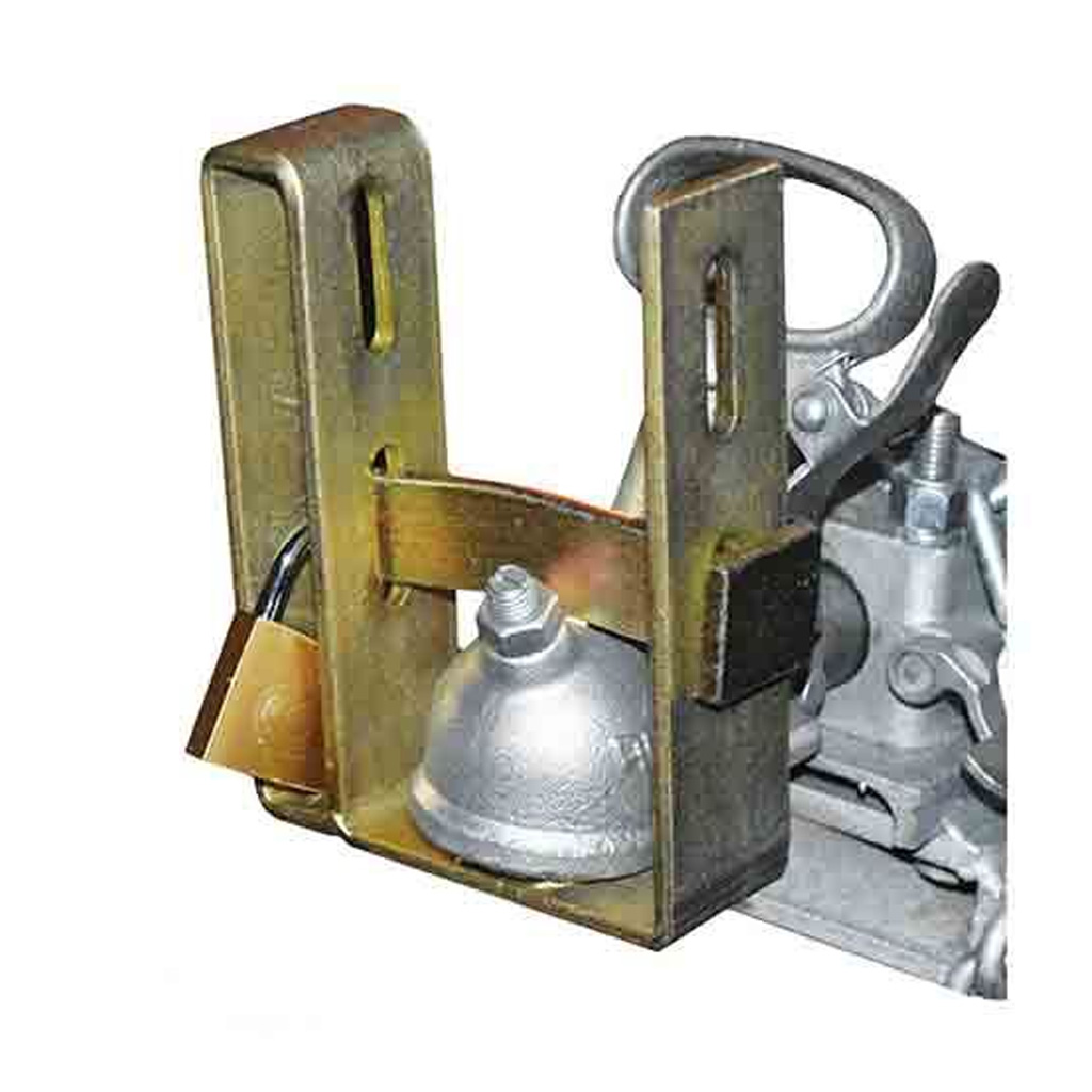 Loadmaster Trailer Coupling Security Lock Locks Hitched and Unhitched - Image 2