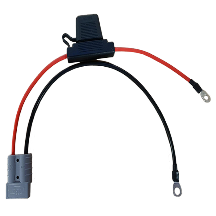 50a Power Lead with 50a Maxi Fuse 10awg Cable 500mm - Image 2